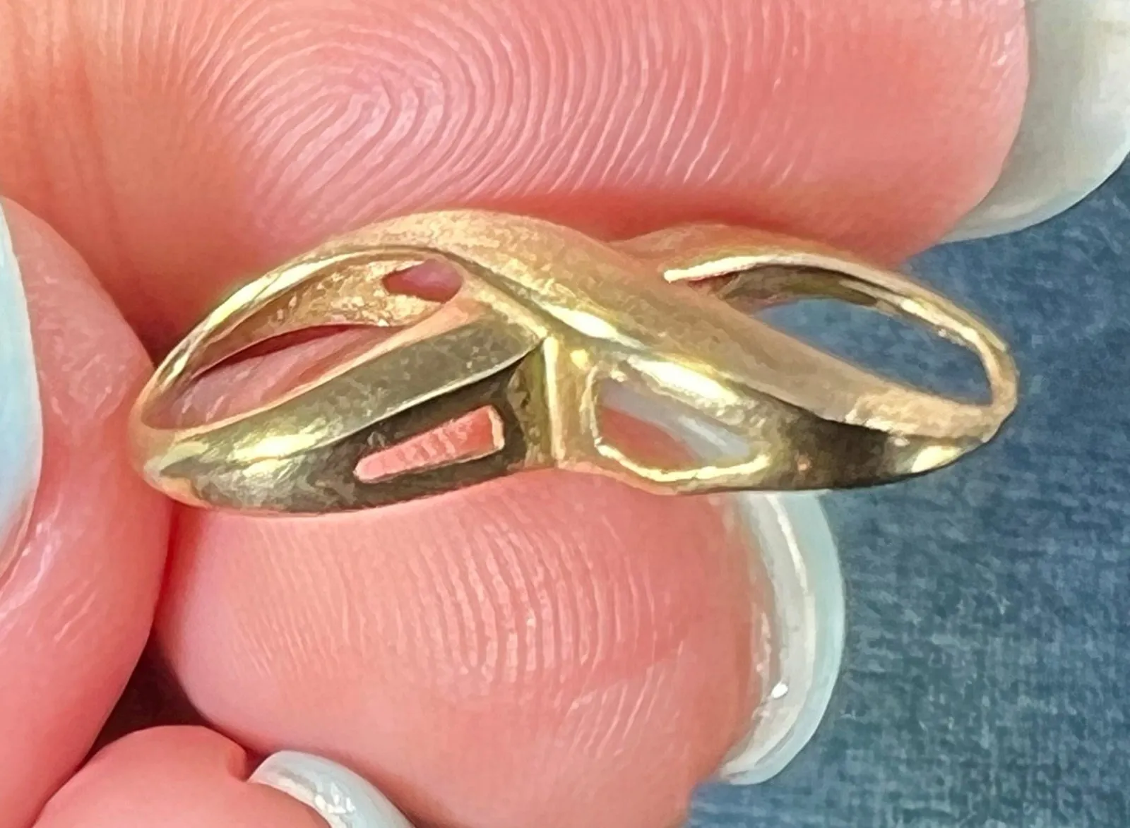 10k Yellow Gold INFINITY Eternal Love Symbol Slide Pendant