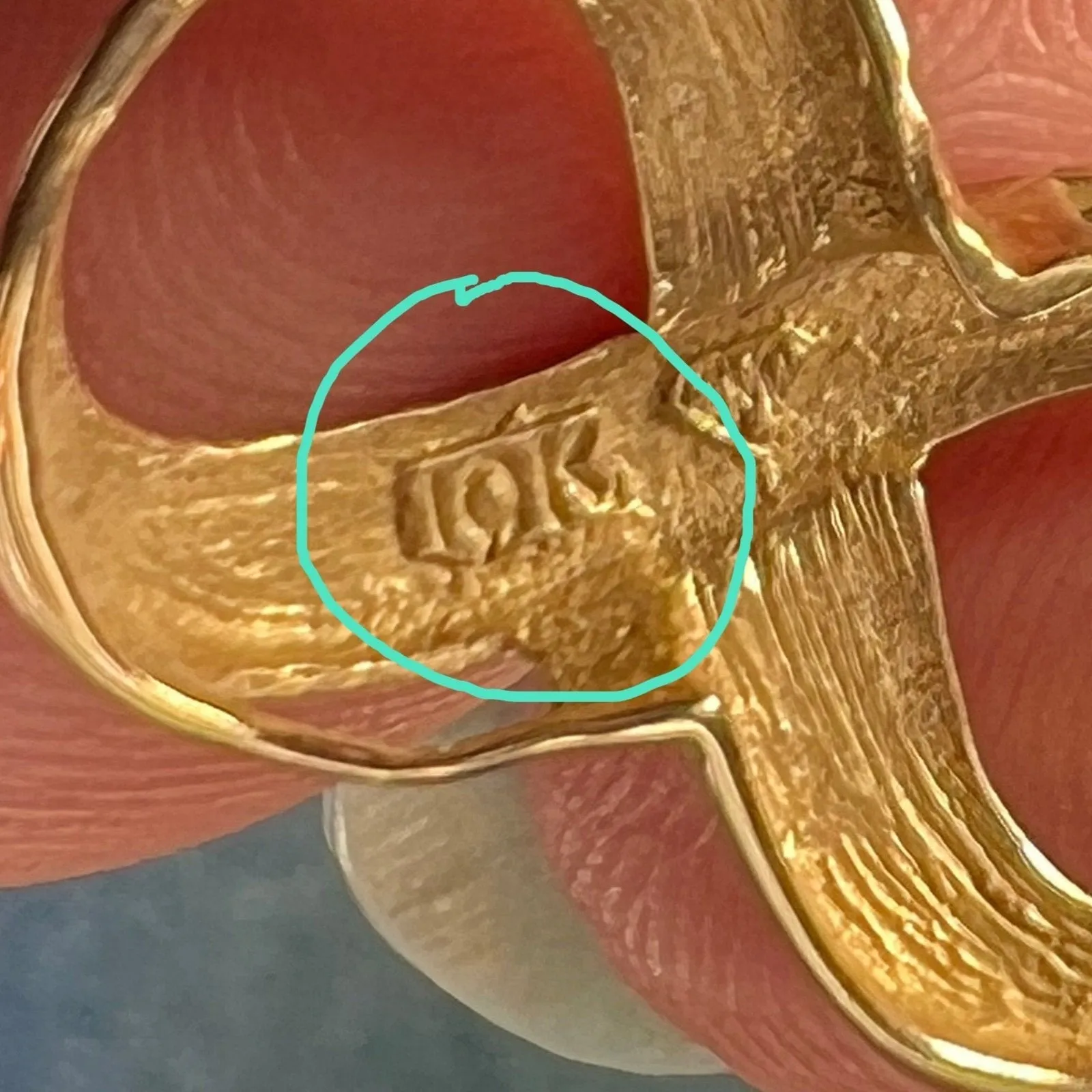 10k Yellow Gold INFINITY Eternal Love Symbol Slide Pendant