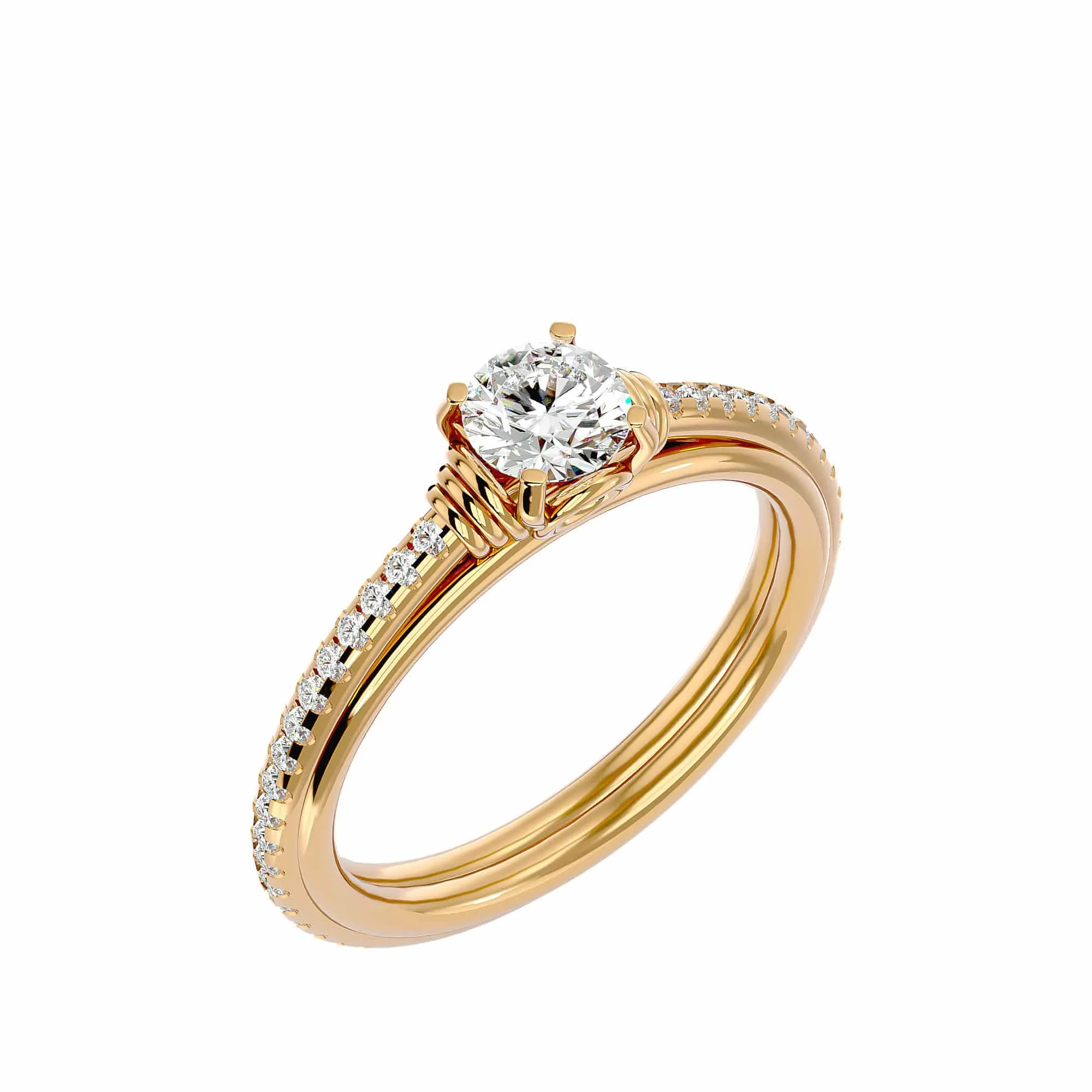 1.26ct Josephine Interlocking Infinity Solitaire Engagement Ring