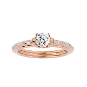 1.26ct Josephine Interlocking Infinity Solitaire Engagement Ring