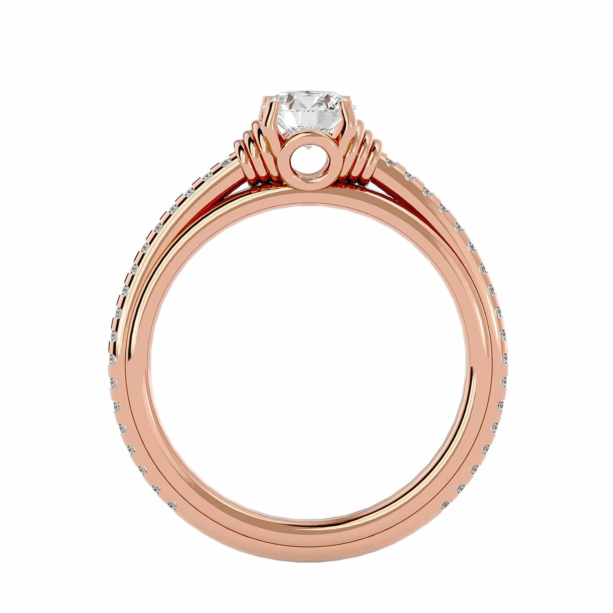 1.26ct Josephine Interlocking Infinity Solitaire Engagement Ring