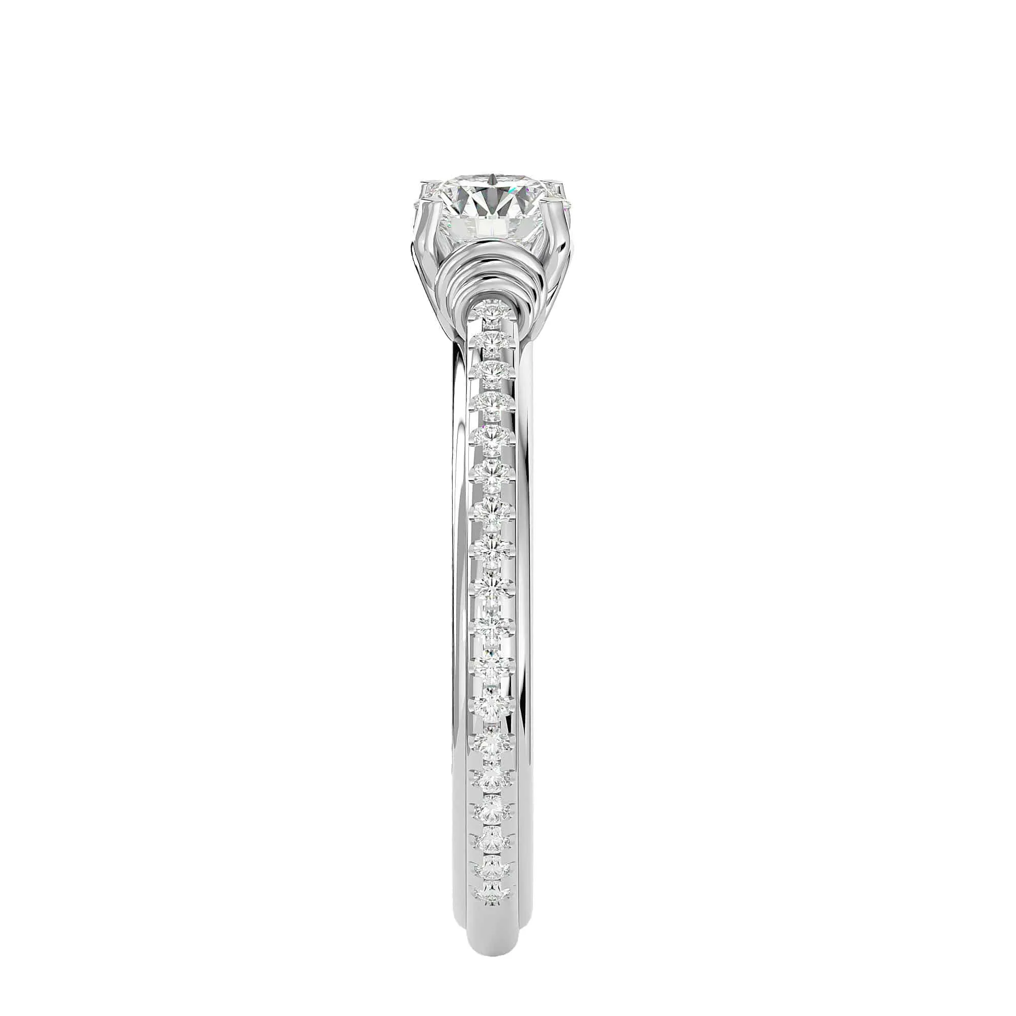 1.26ct Josephine Interlocking Infinity Solitaire Engagement Ring