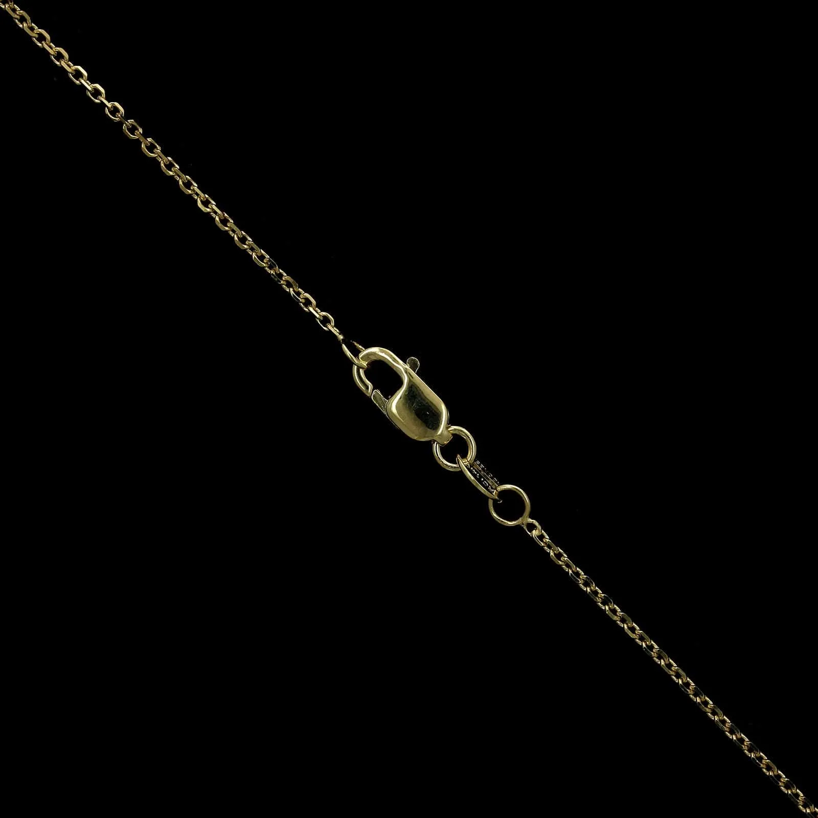 14K Two-tone Gold Estate Diamond Clover Pendant