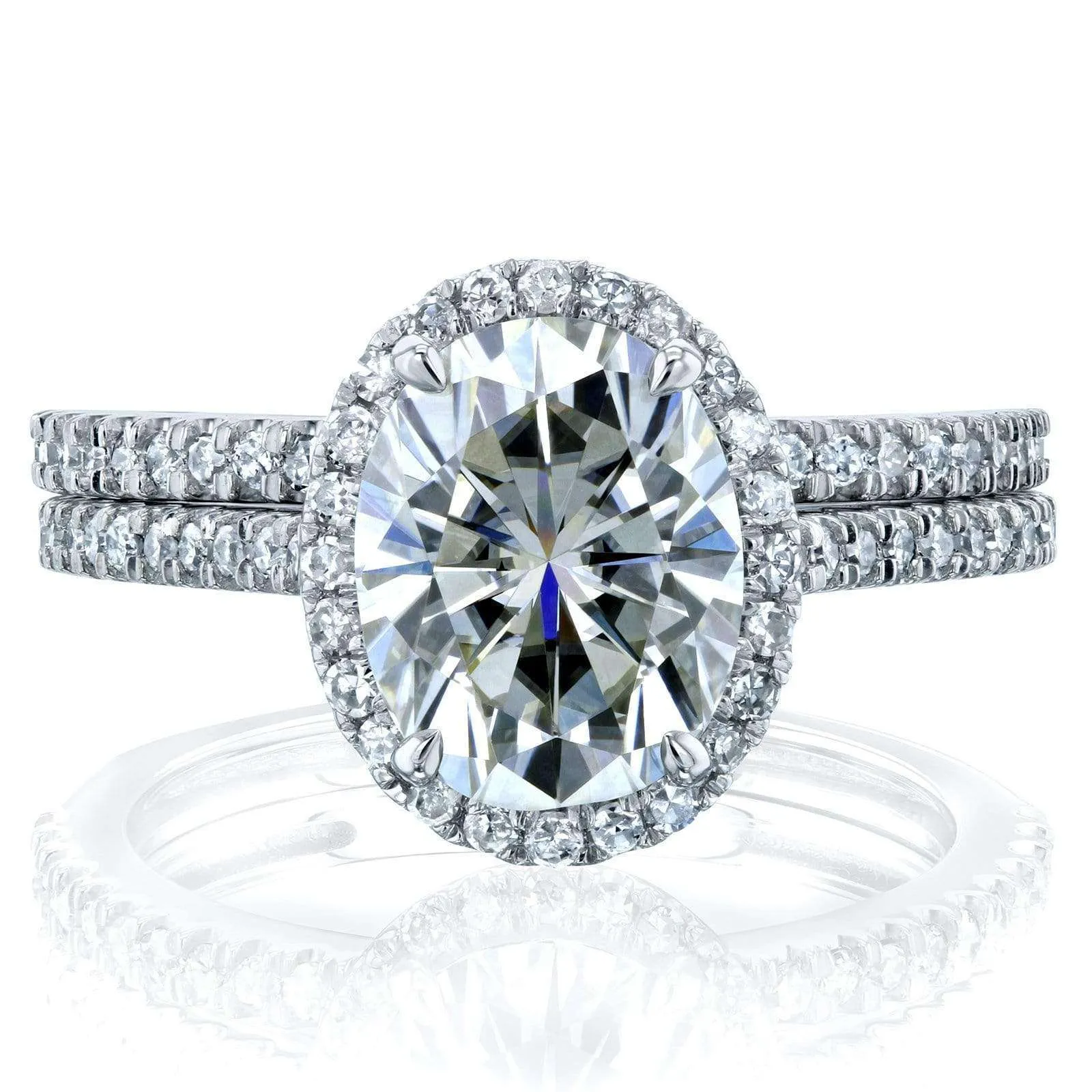 2.37ct Capri Oval Bridal Set