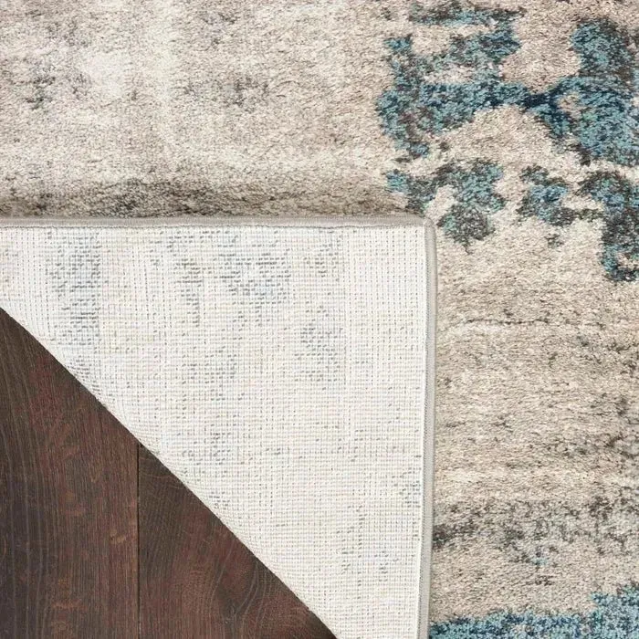 American Manor (KI100) AMR04 Ivory/Blue Rug