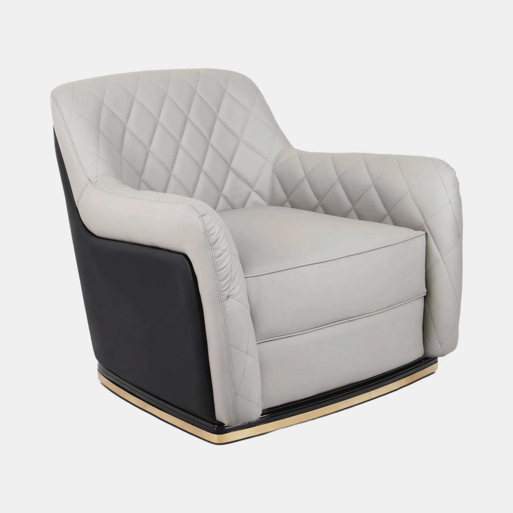 Atherton Upholstered Leather Luxury Armchair