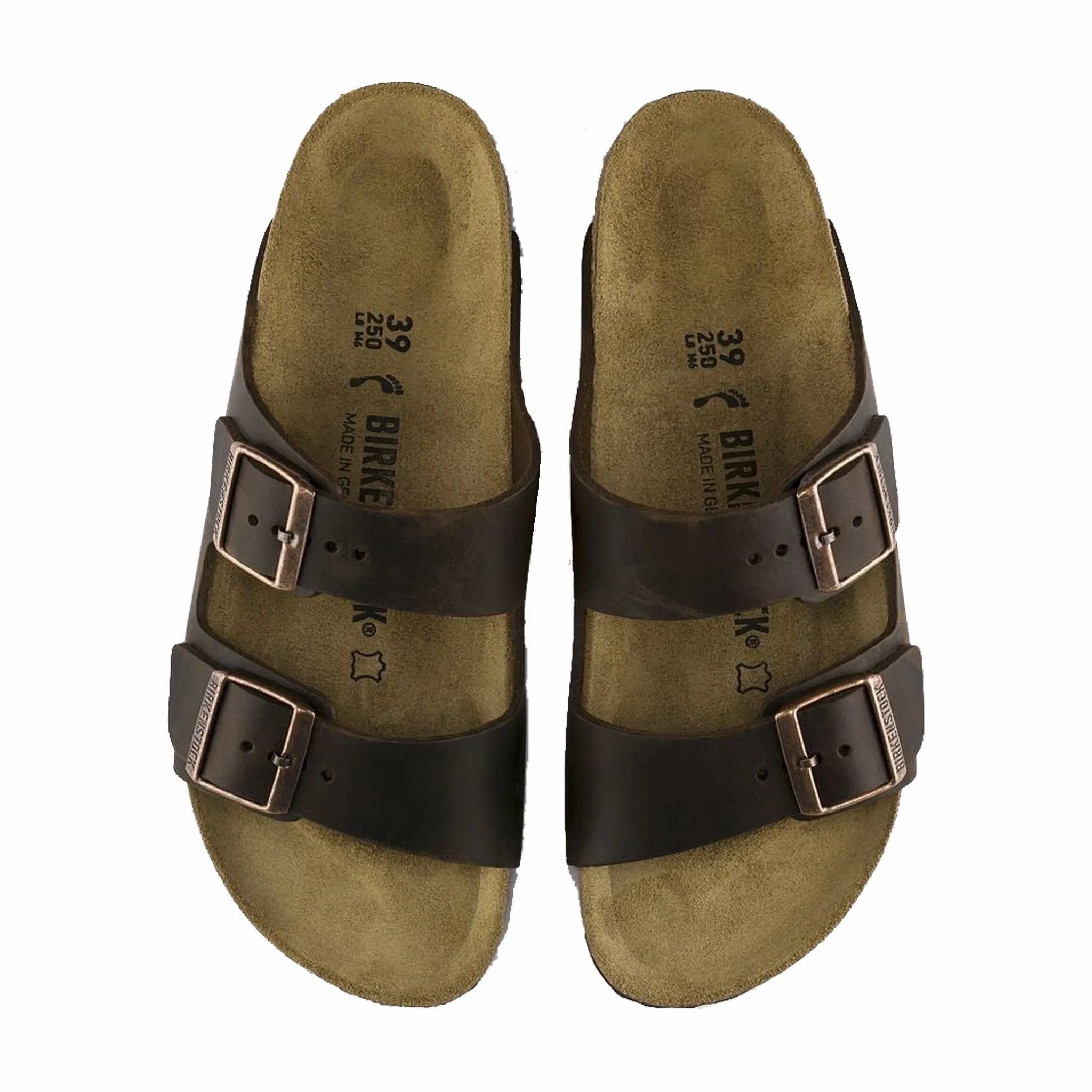 Birkenstock Men's Oiled Leather Arizona - Regular (Habana)