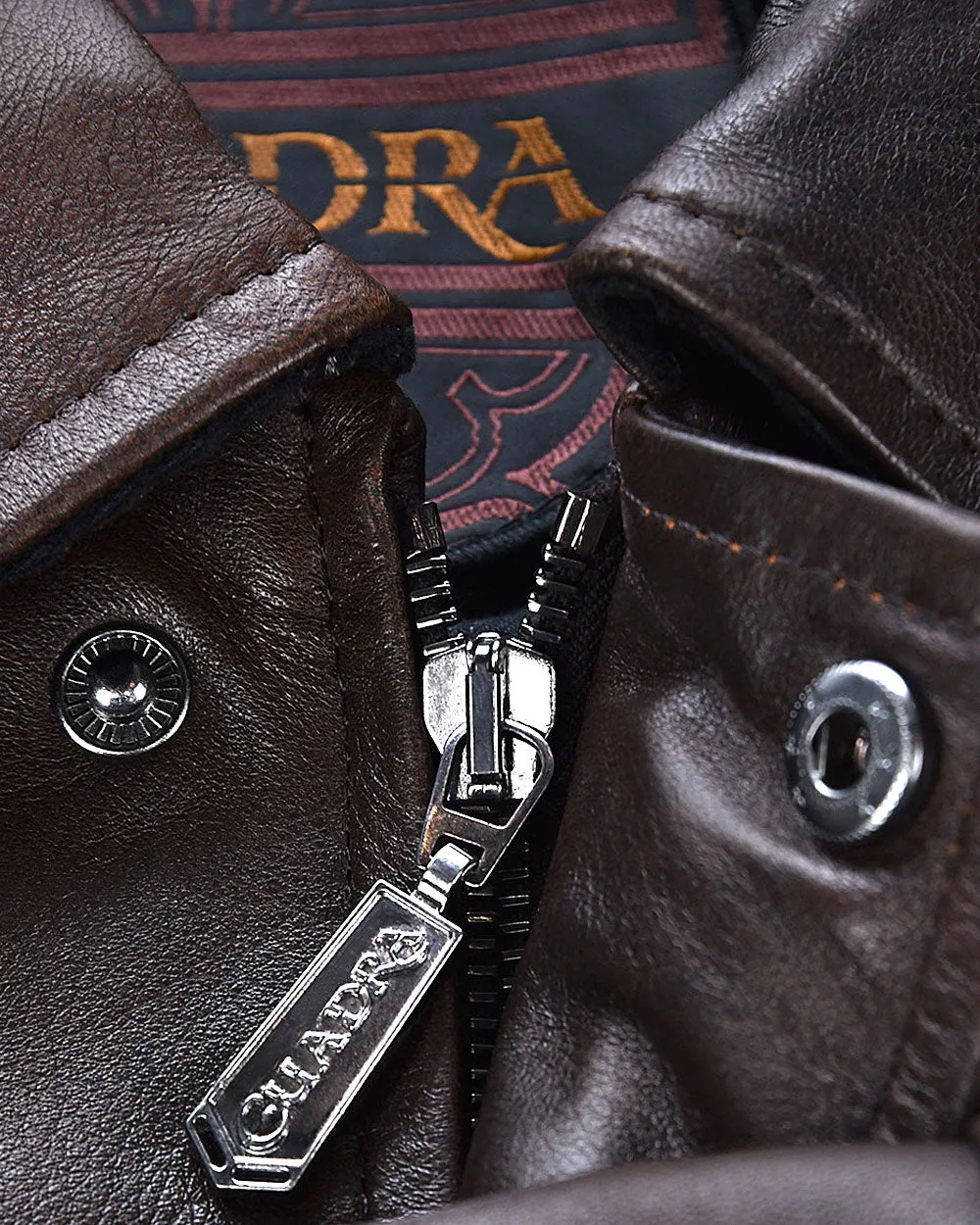 Brown ovine minimalistic jacket