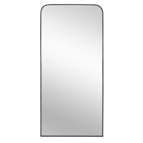 Calabasas Floor Mirror, Black