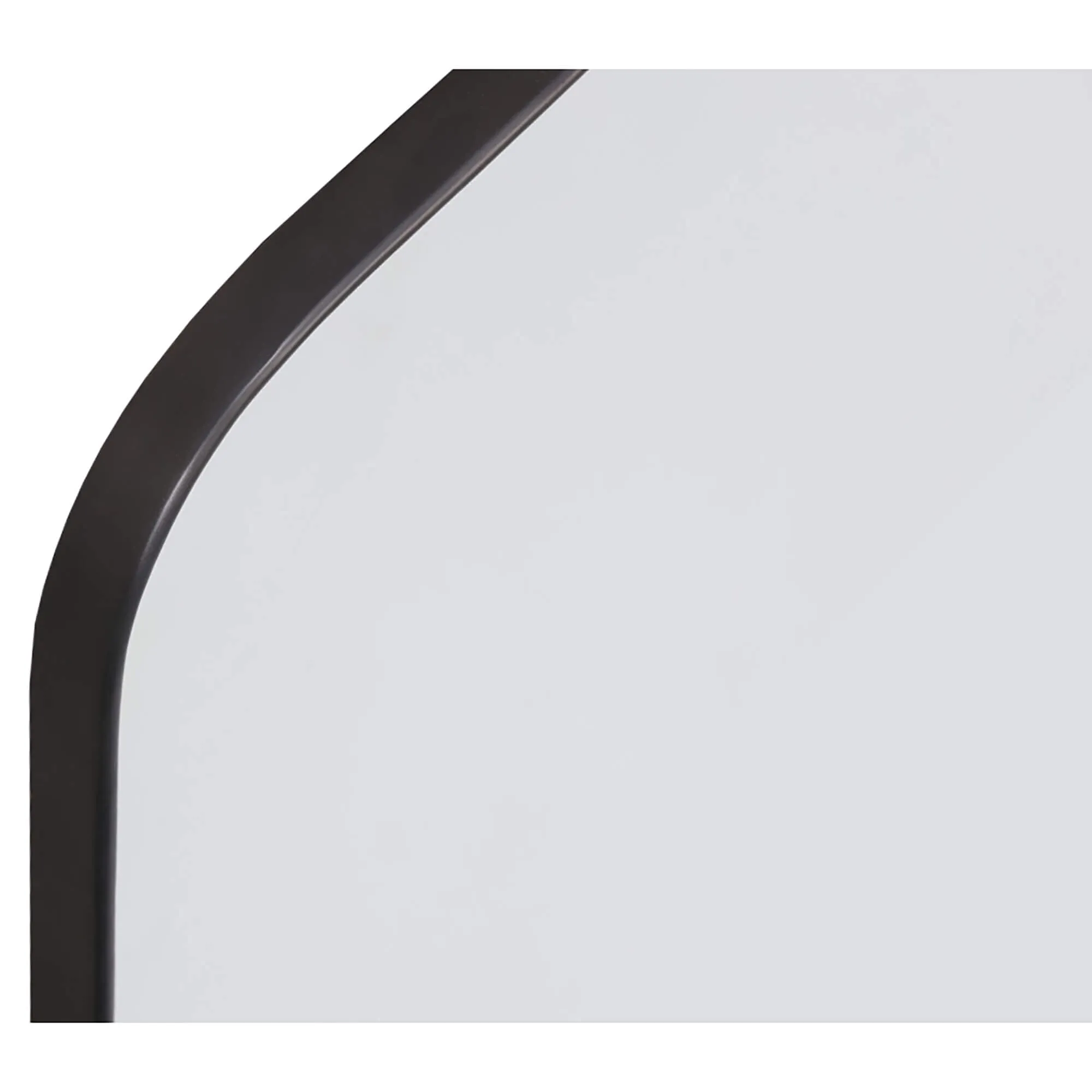 Calabasas Floor Mirror, Black