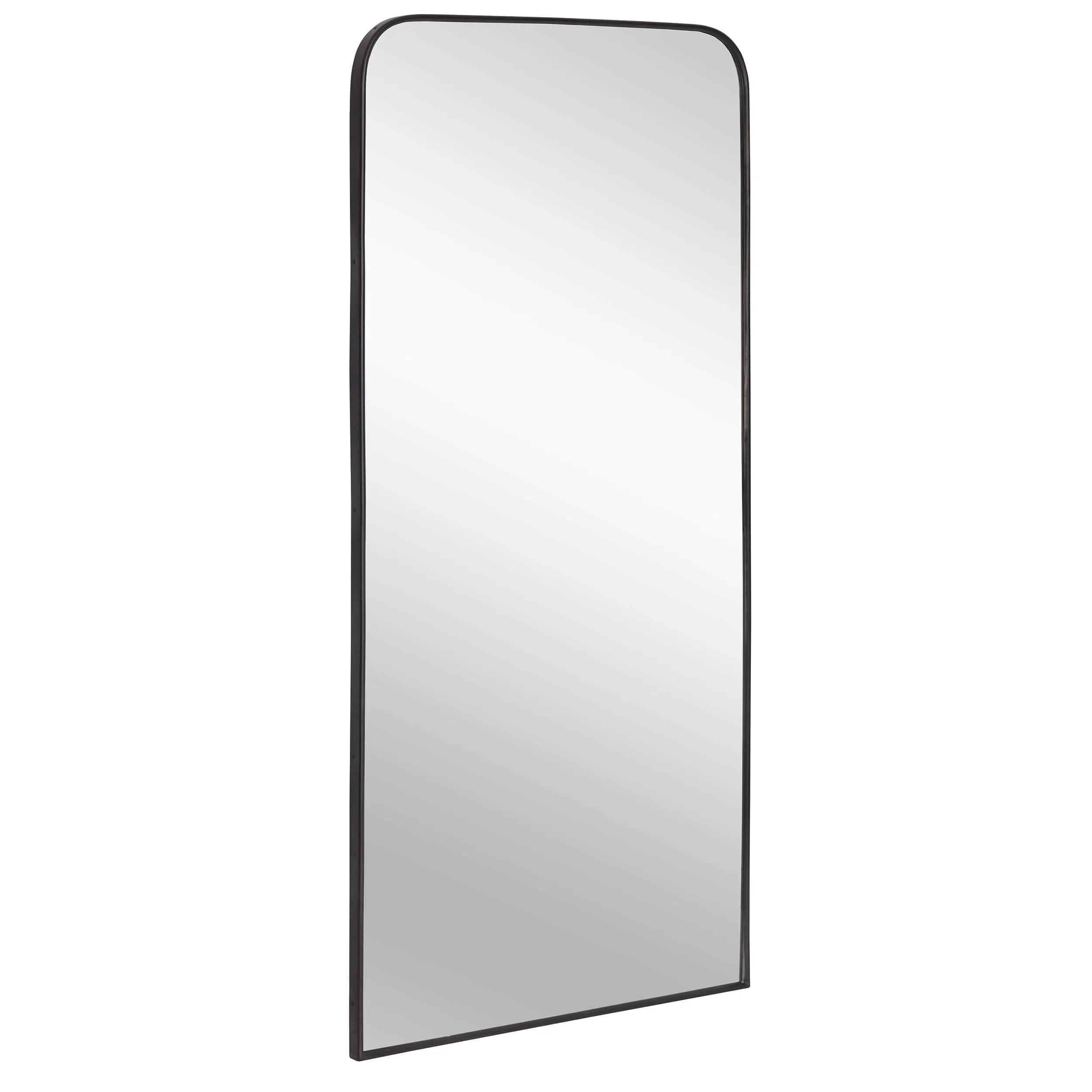 Calabasas Floor Mirror, Black