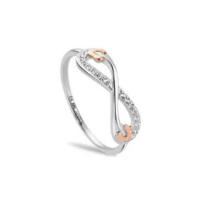 Clogau Infinity Ring in Silver