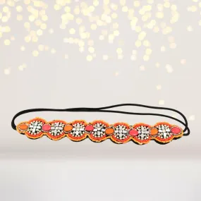 Colored Stone Beaded Bohemian Headband