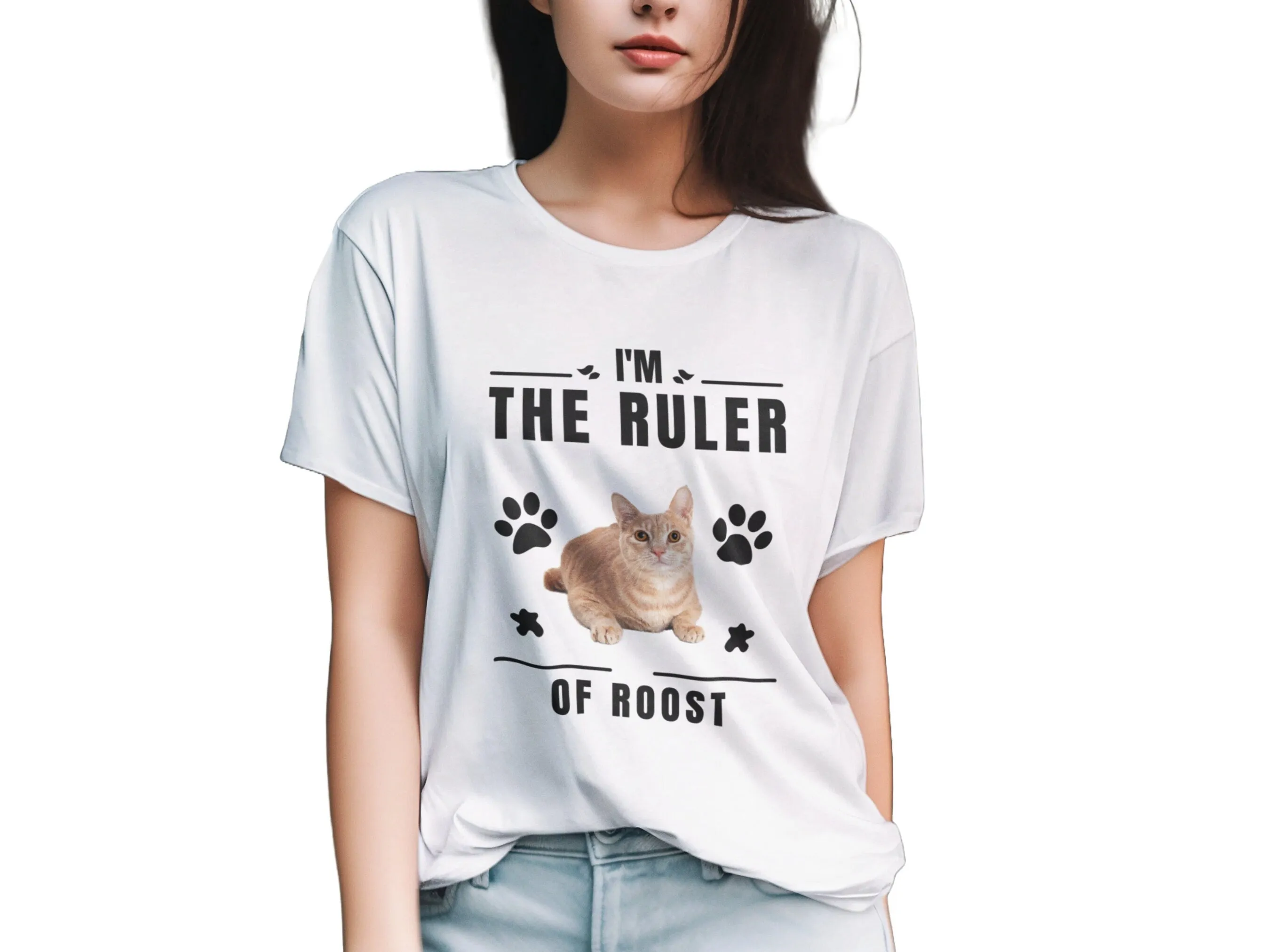 Custom Cat Shirt, Custom Pet Shirt with Custom Pet Portrait Tee