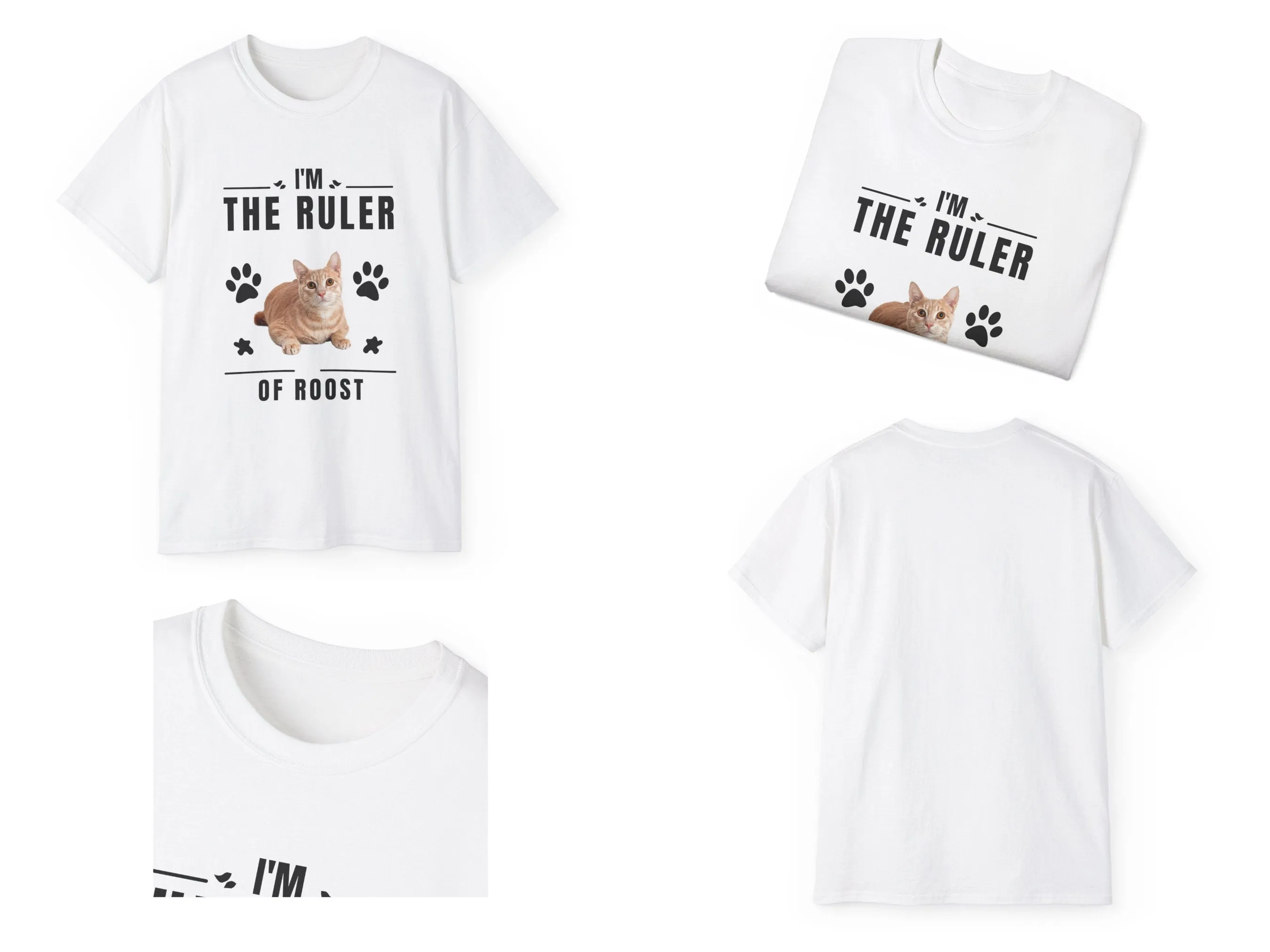 Custom Cat Shirt, Custom Pet Shirt with Custom Pet Portrait Tee