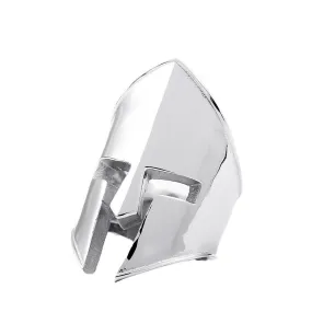 Custom Engraved Retro Titanium Steel Spartan Warrior Ring for Men - Wholesale Mirror Finish