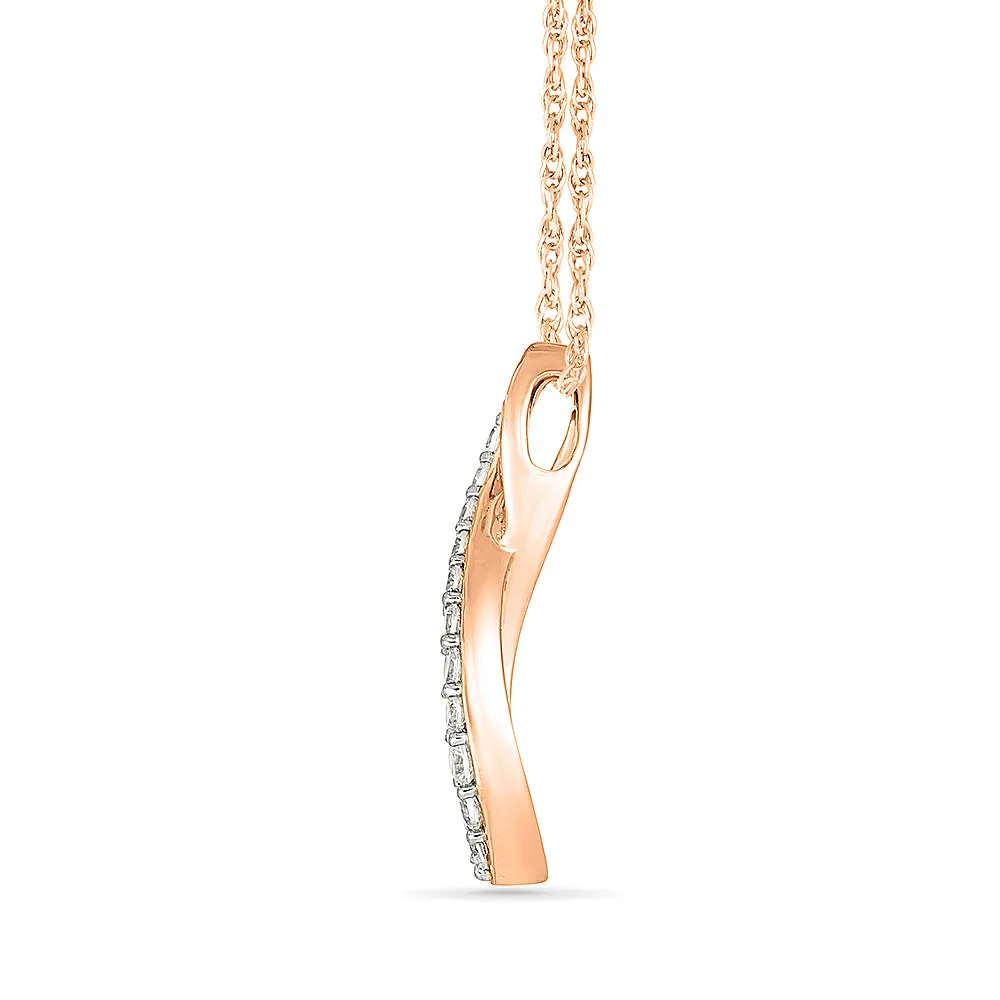 Decency Gold & Diamond Pendant