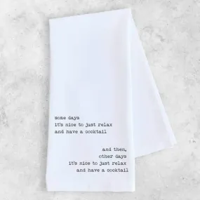 Devenie Designs - Some Days - Tea Towel
