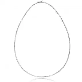 Diamond Jewellery 18ct White Gold Diamond Necklace NDQ806W/FG6