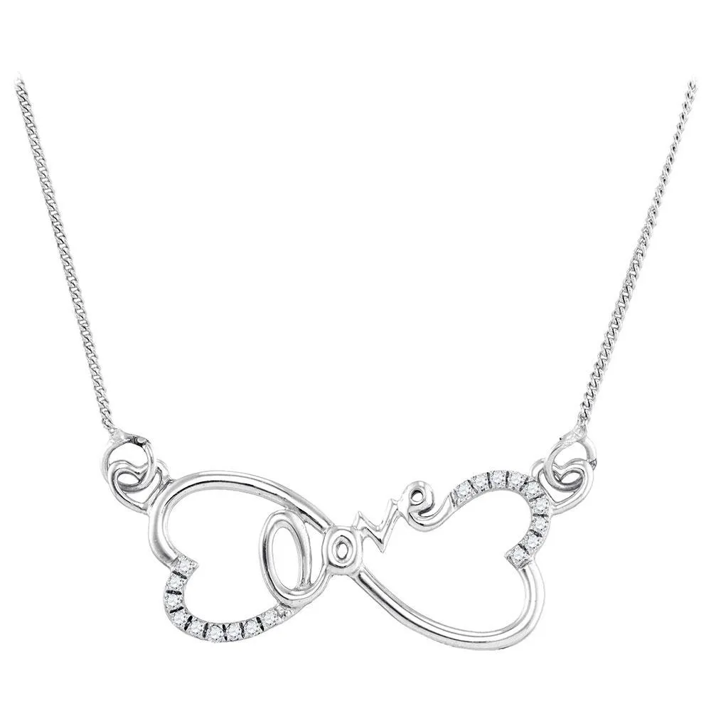Eternal Love Diamond Heart Necklace