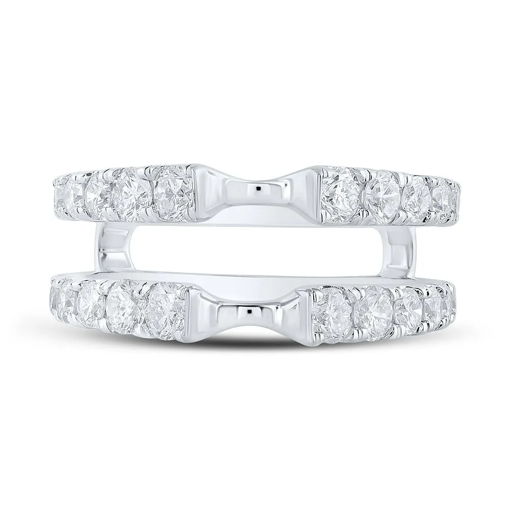 Exquisite Diamond Wrap Enhancer Wedding Band - 1-1/2 Cttw