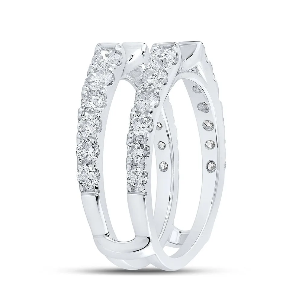 Exquisite Diamond Wrap Enhancer Wedding Band - 1-1/2 Cttw