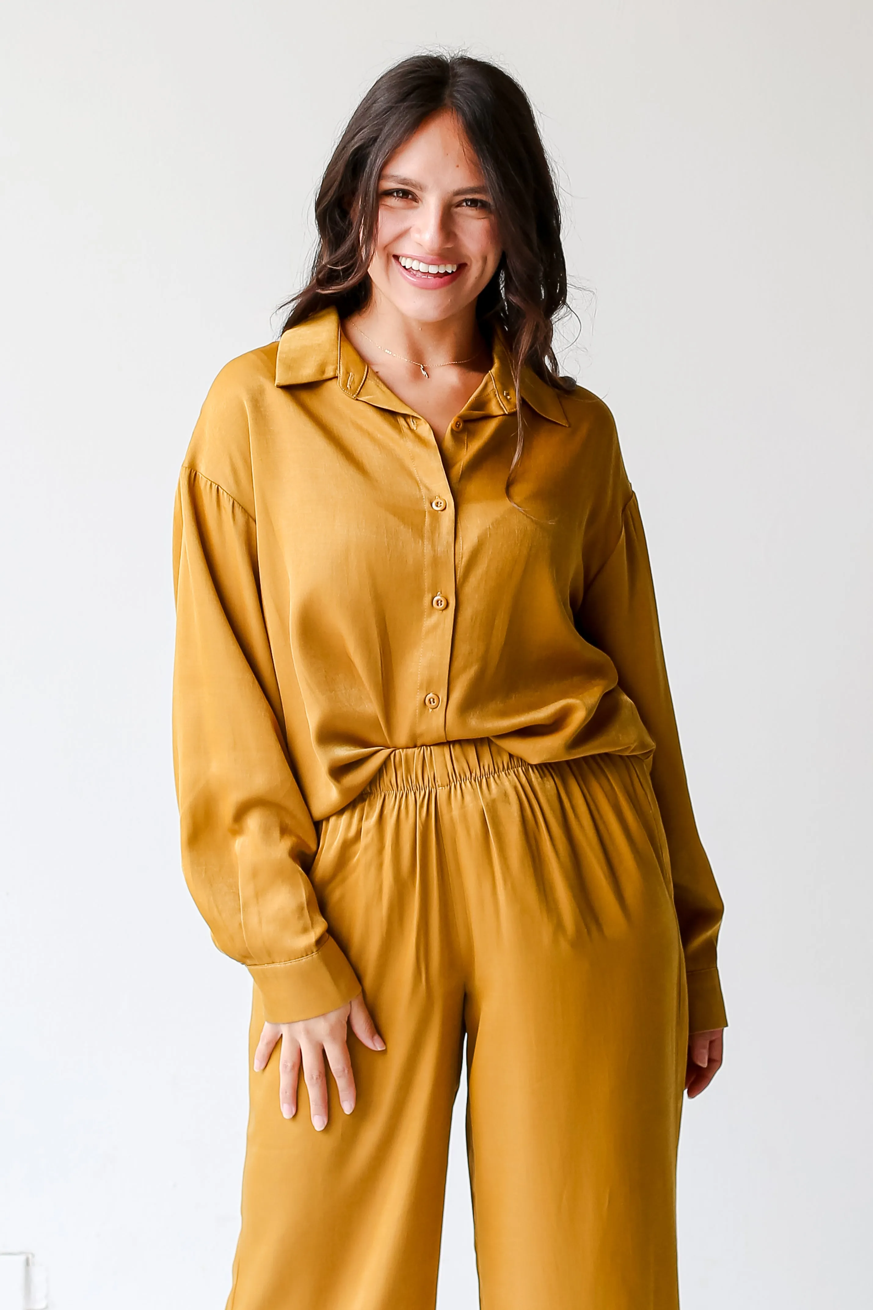 FINAL SALE - Serene Beauty Button-Up Blouse