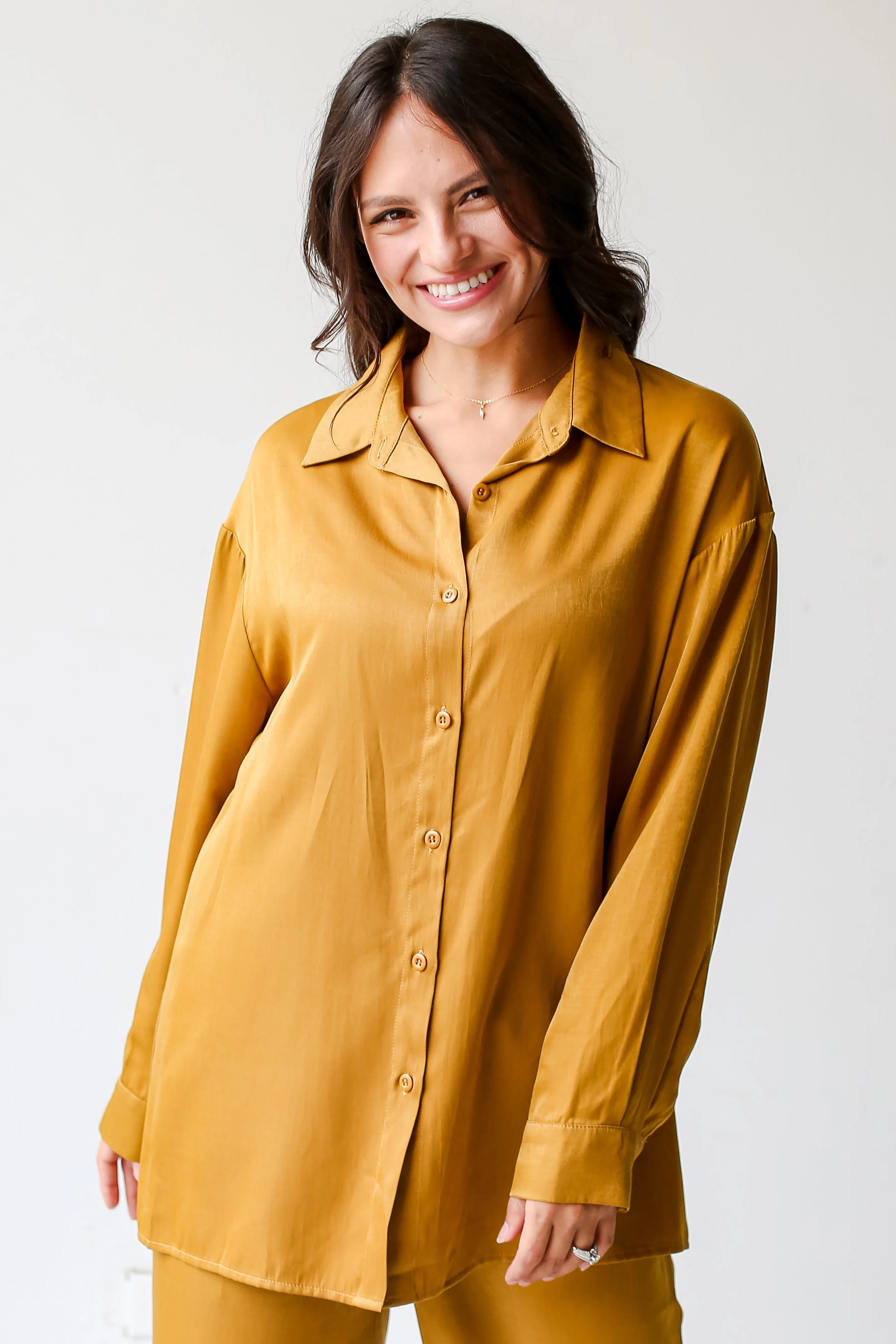 FINAL SALE - Serene Beauty Button-Up Blouse