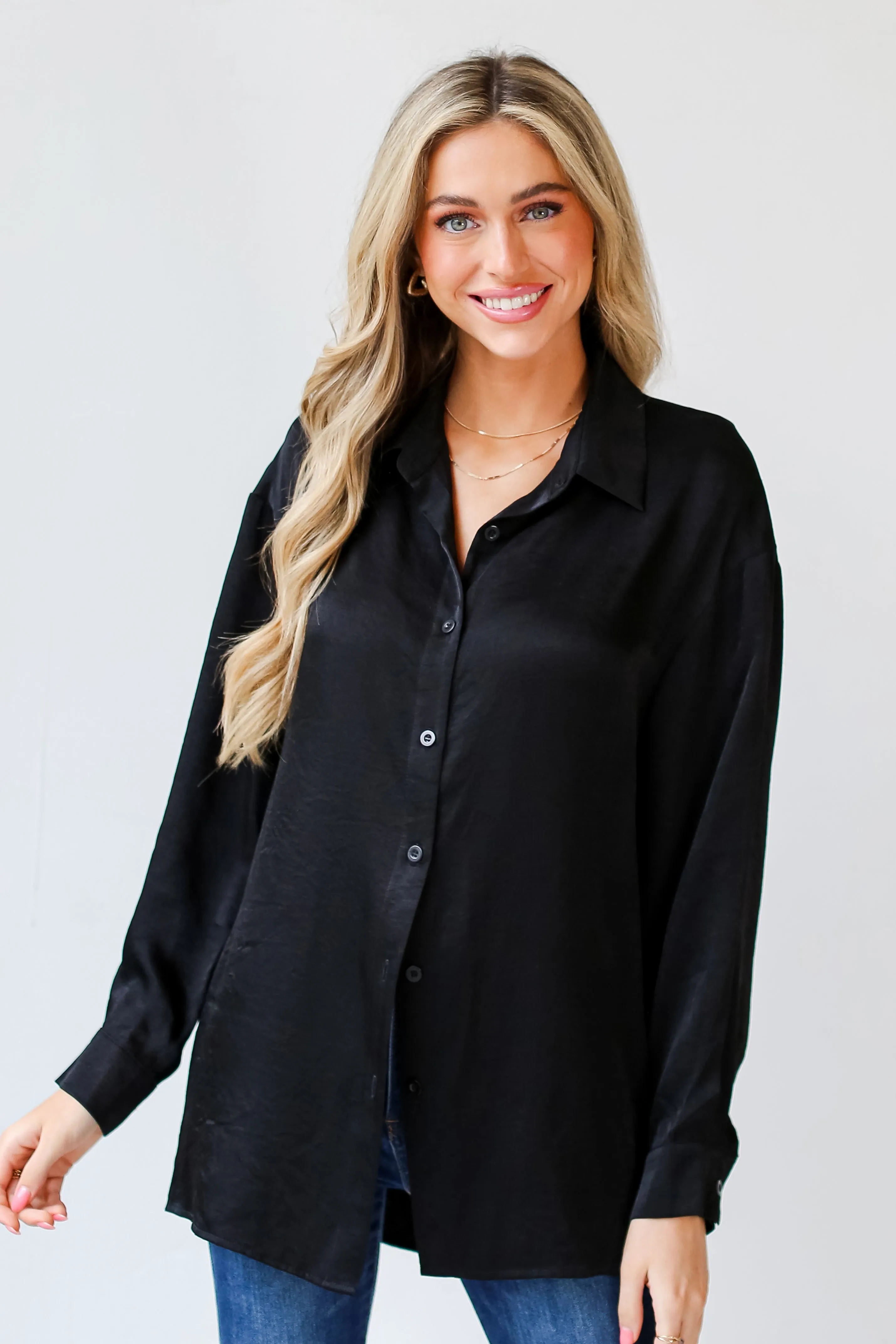 FINAL SALE - Serene Beauty Button-Up Blouse