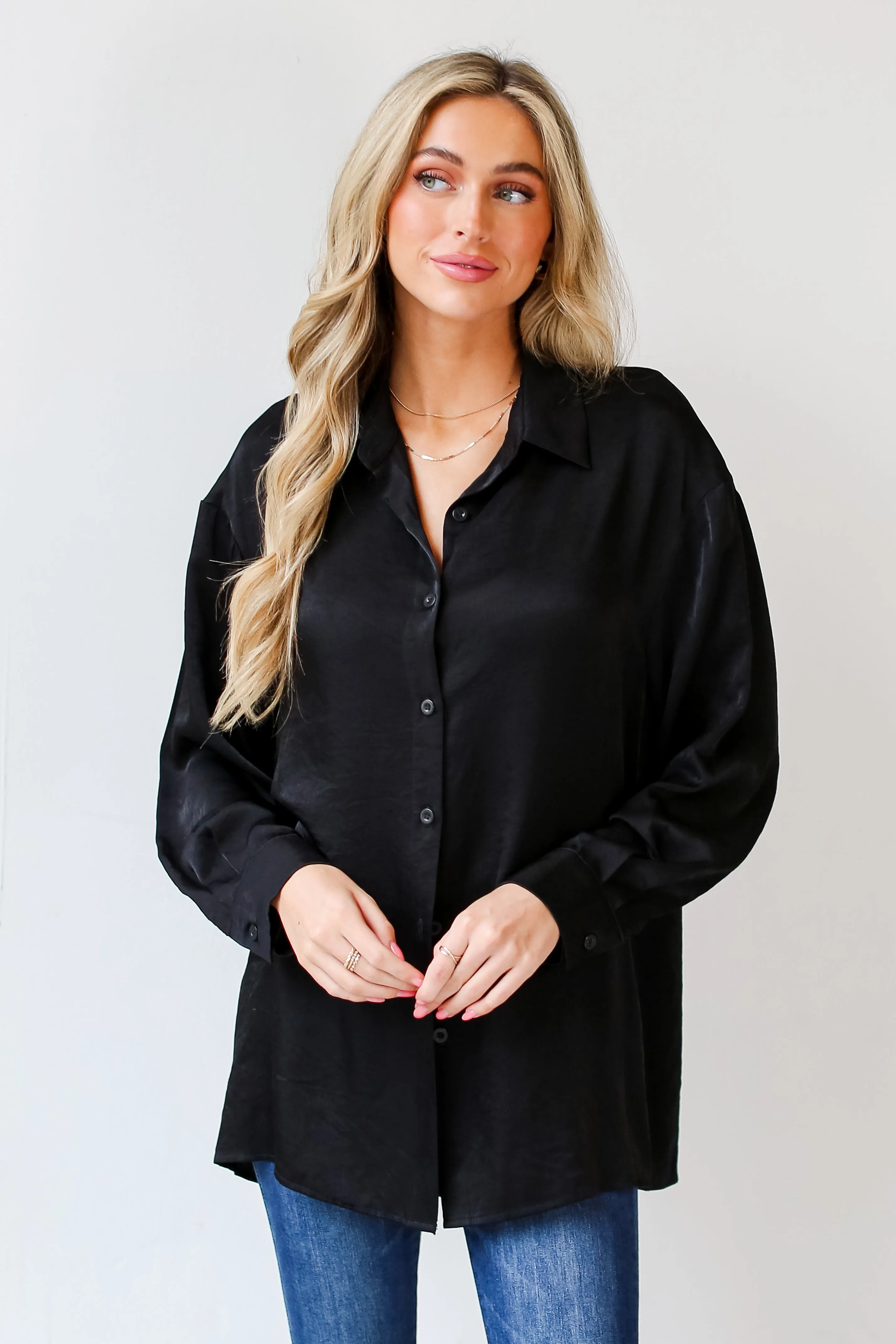 FINAL SALE - Serene Beauty Button-Up Blouse