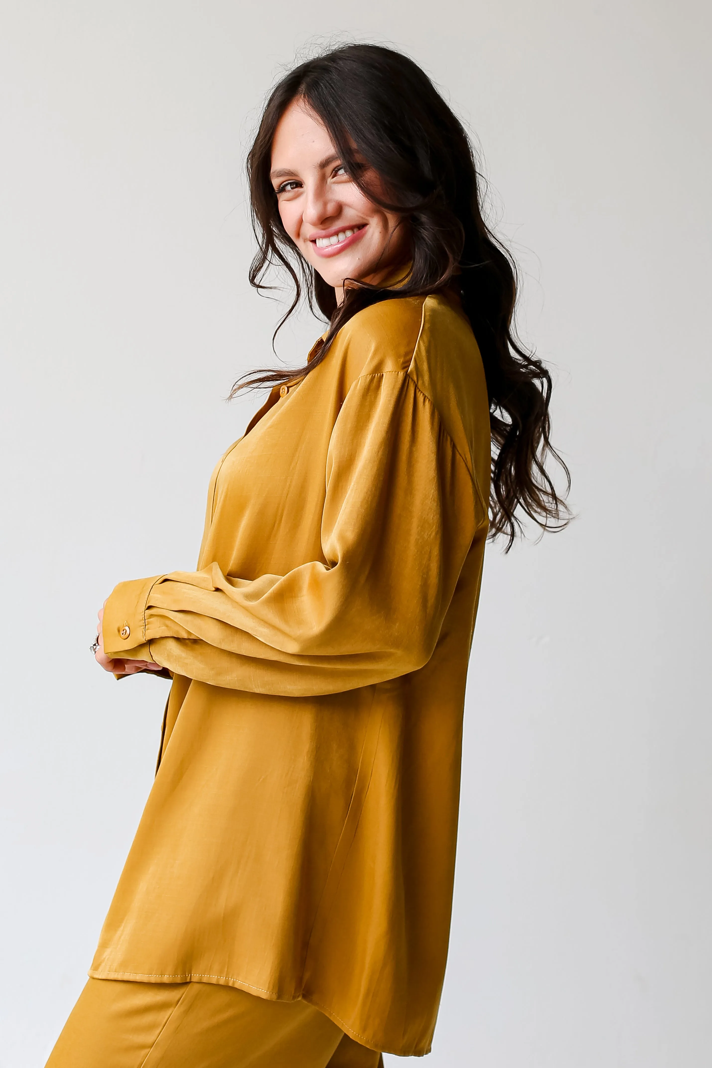FINAL SALE - Serene Beauty Button-Up Blouse