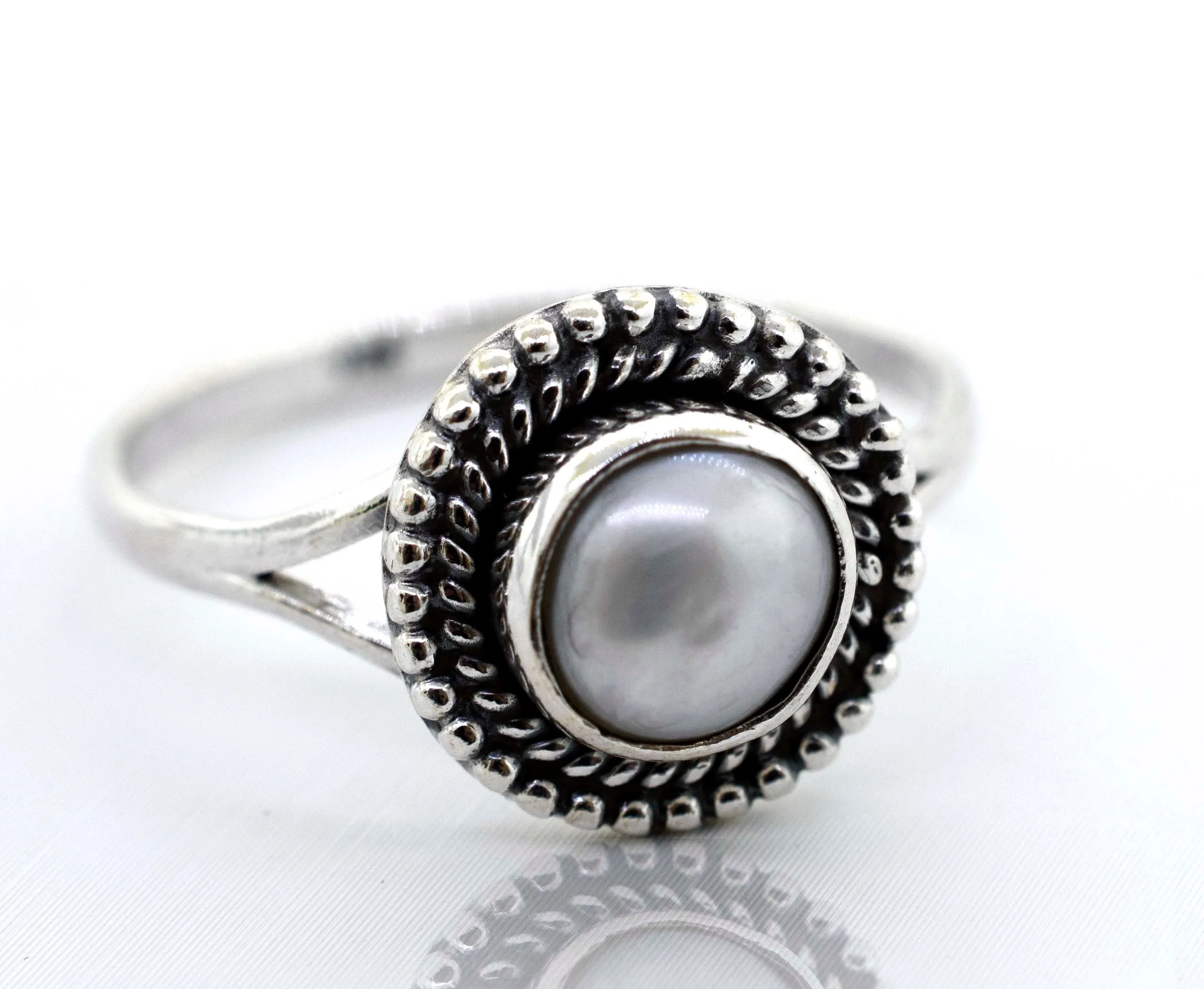 Gemstone Oval Shield Ring