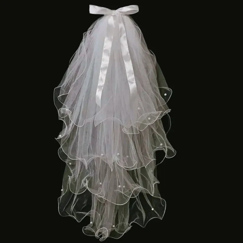 GownLink's Combo Set for First Holy Communion White Dress 2 Items