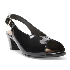 Hilda Heel in Black Patent