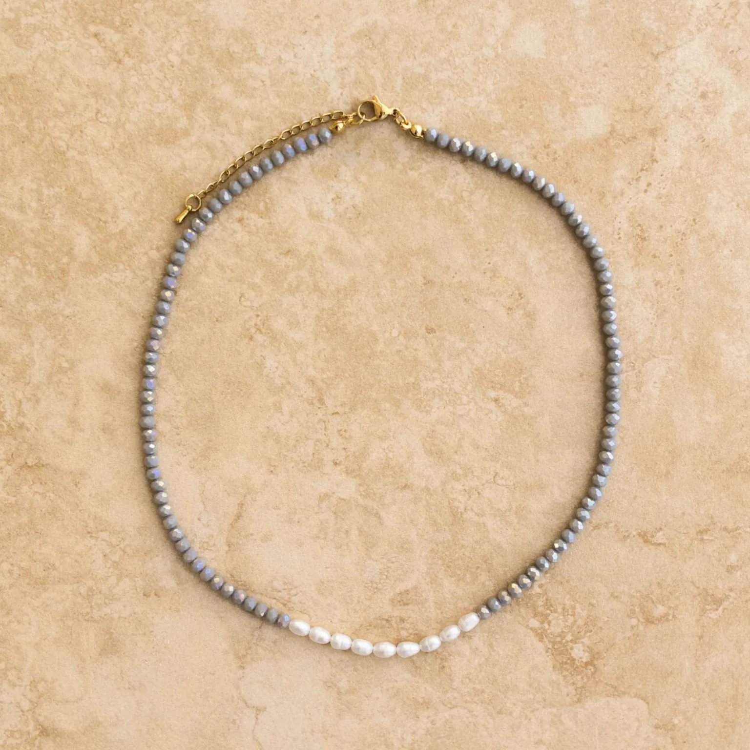 INDIGO & WOLFE ARLO NECKLACE: COAL