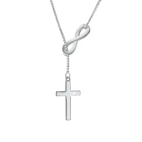 Infinity Cross Necklace