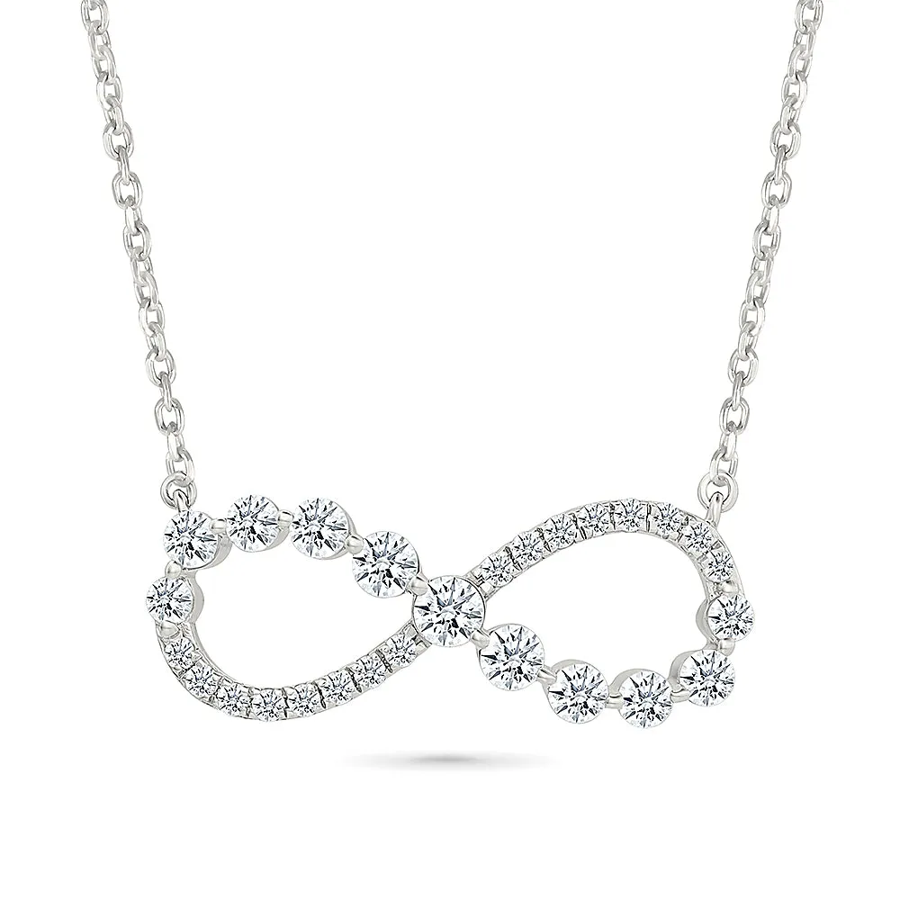 Infinity Diamond Necklace