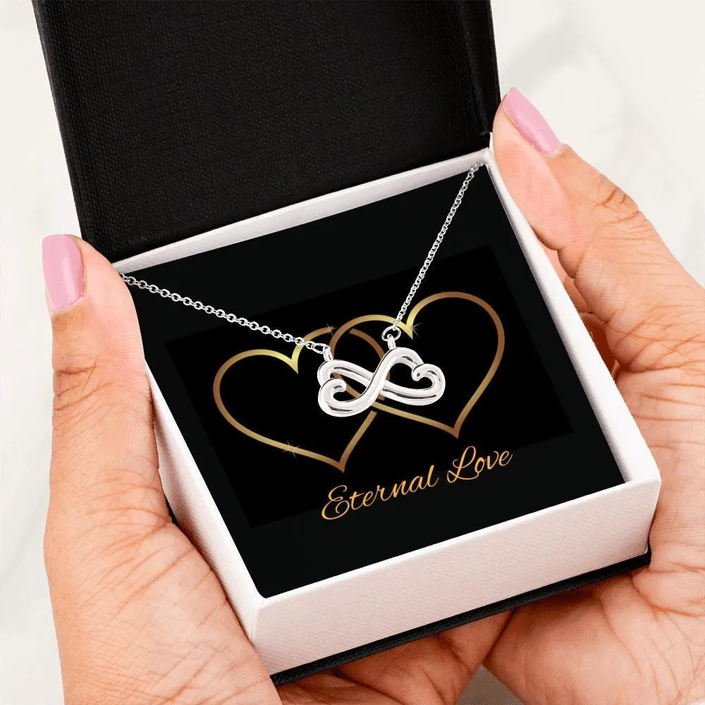 Infinity Heart Necklace | Message Card - Eternal Love
