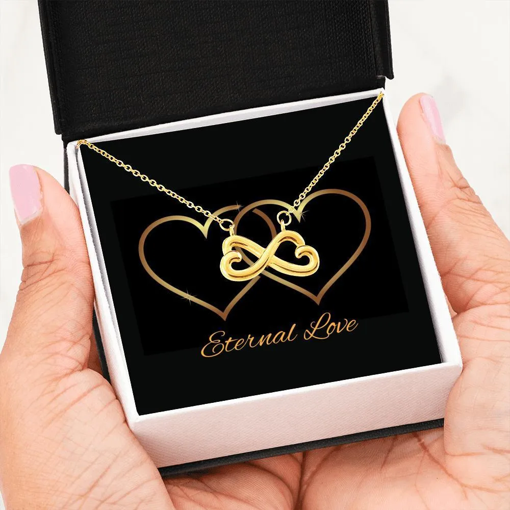 Infinity Heart Necklace | Message Card - Eternal Love