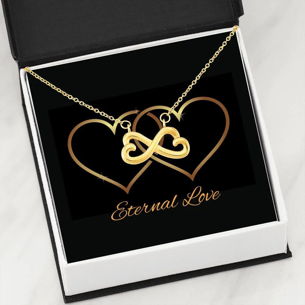 Infinity Heart Necklace | Message Card - Eternal Love