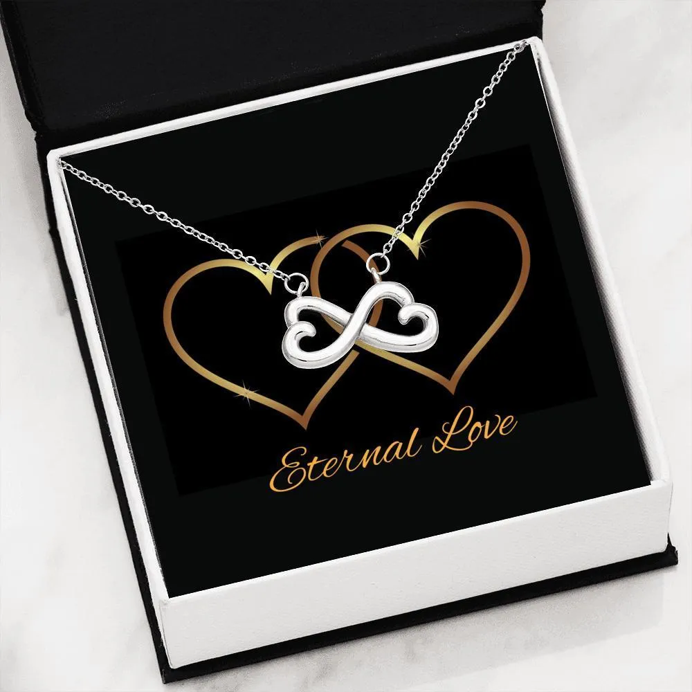 Infinity Heart Necklace | Message Card - Eternal Love