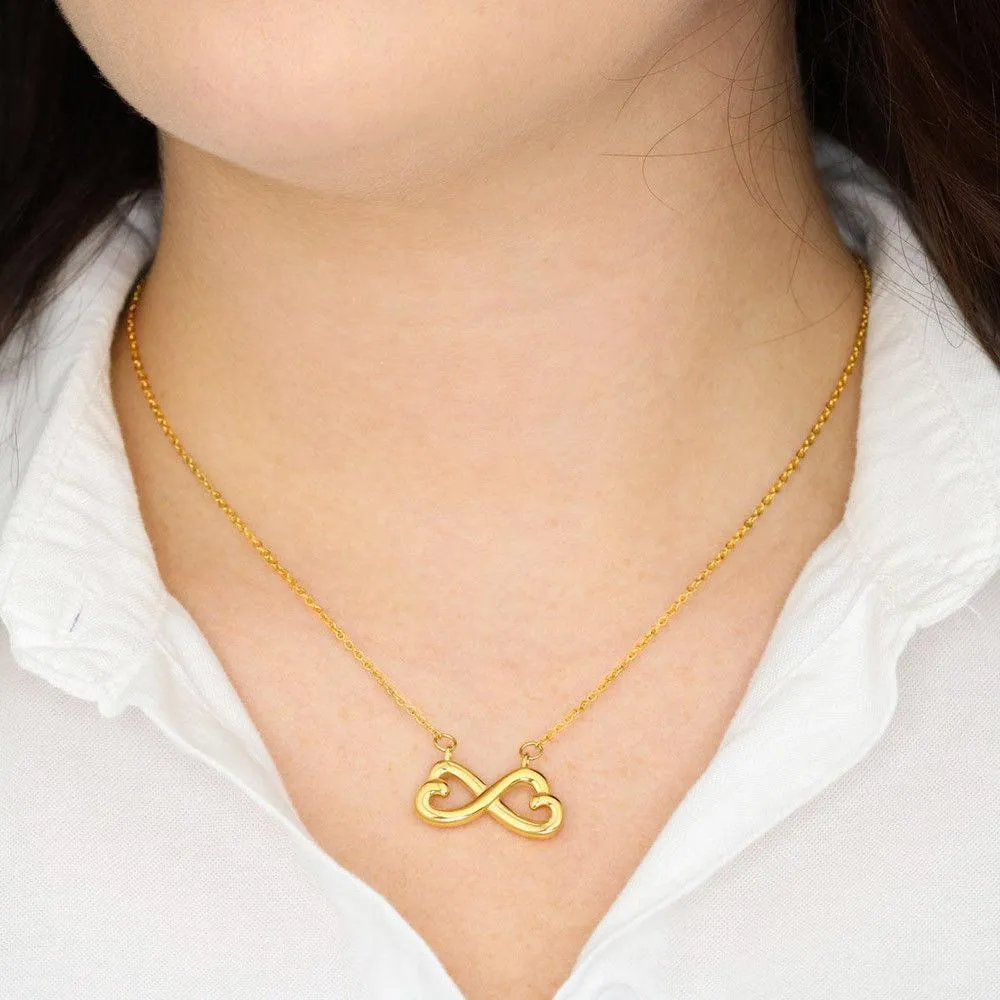 Infinity Heart Necklace | Message Card - Eternal Love