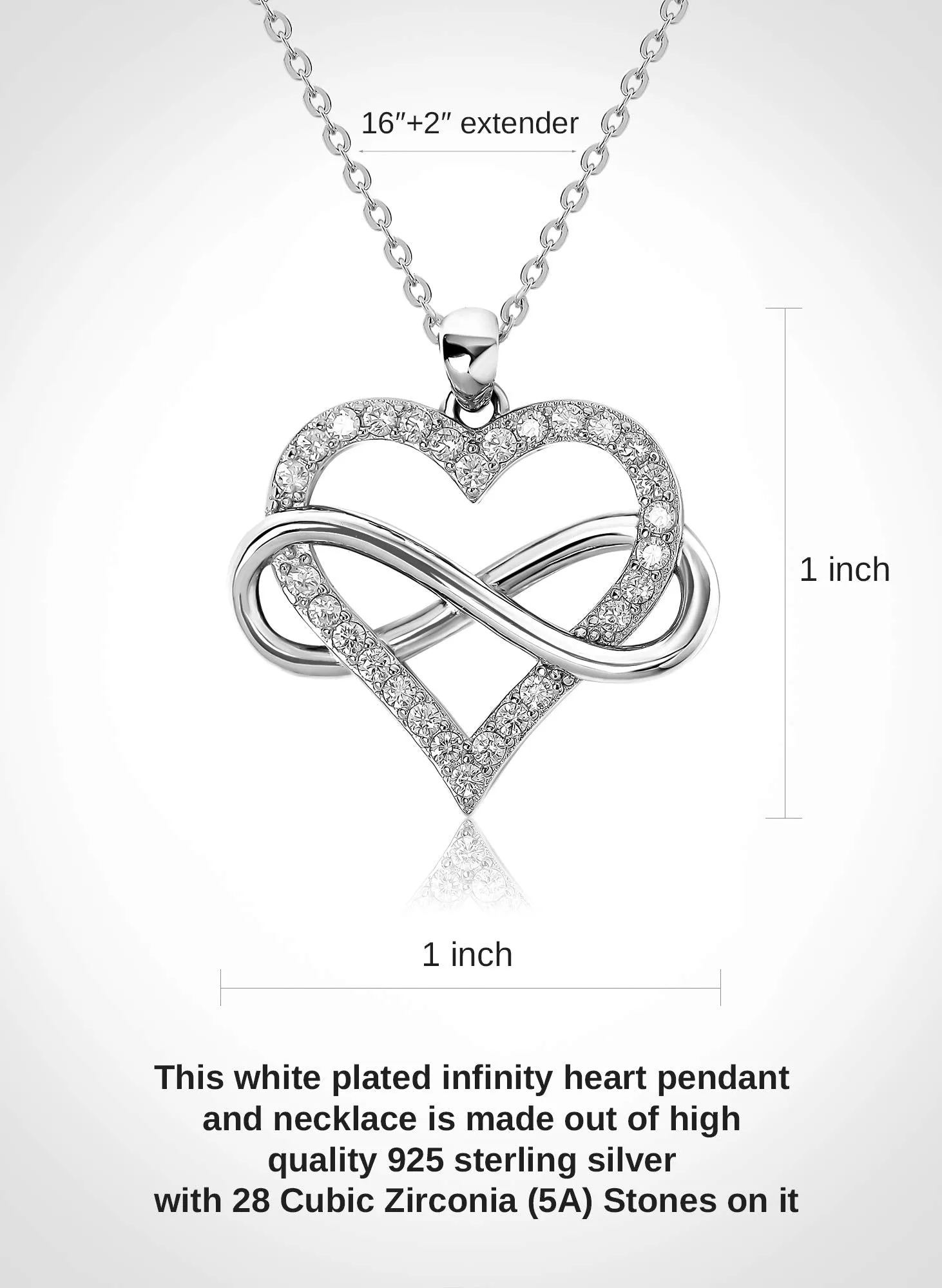Infinity Heart Necklace
