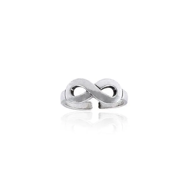Infinity Sterling Silver Toe Ring TTR068