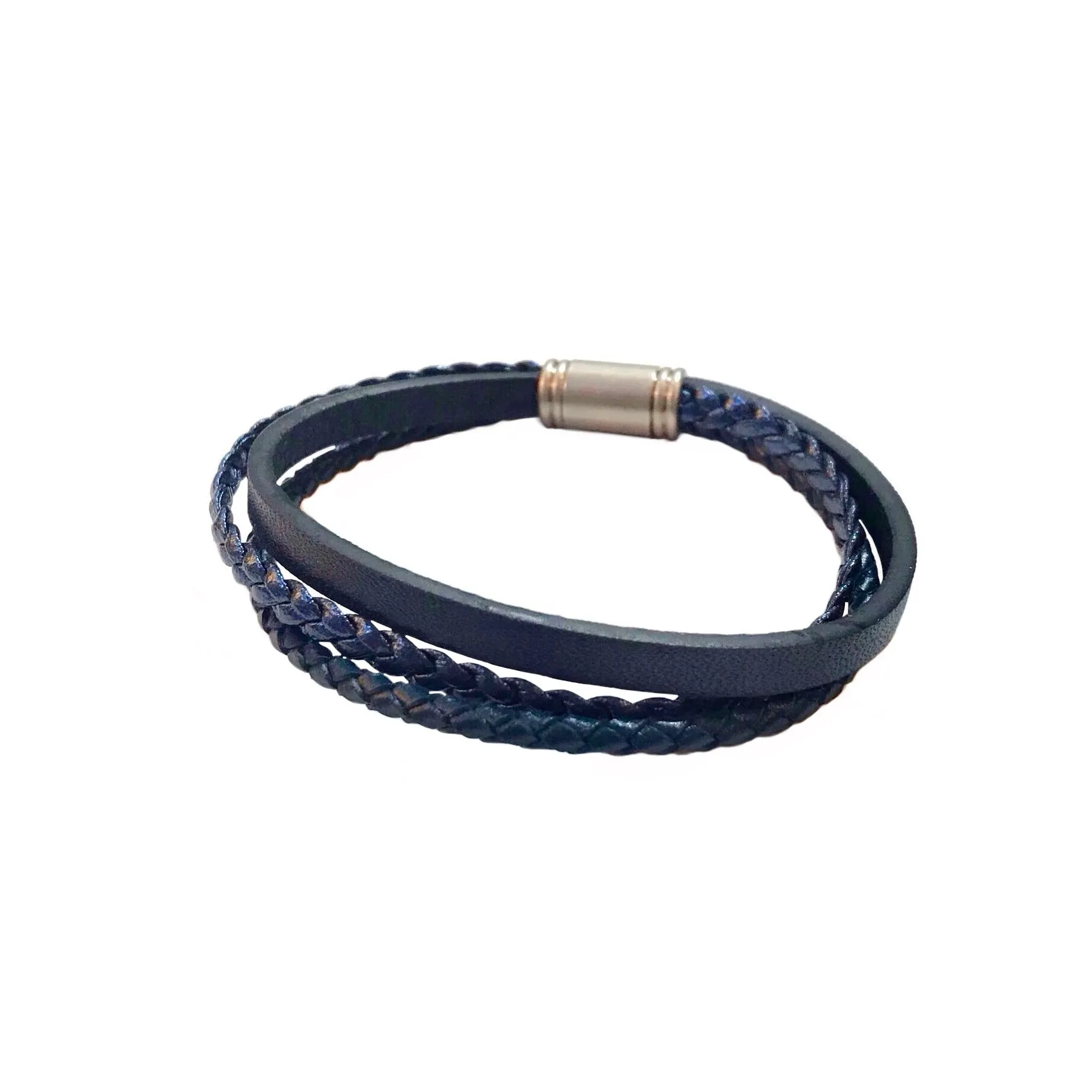 Kory Braided Leather Bracelet