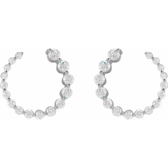 LG Diamond Graduating Earrings