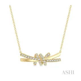 Love Knot Diamond Fashion Necklace