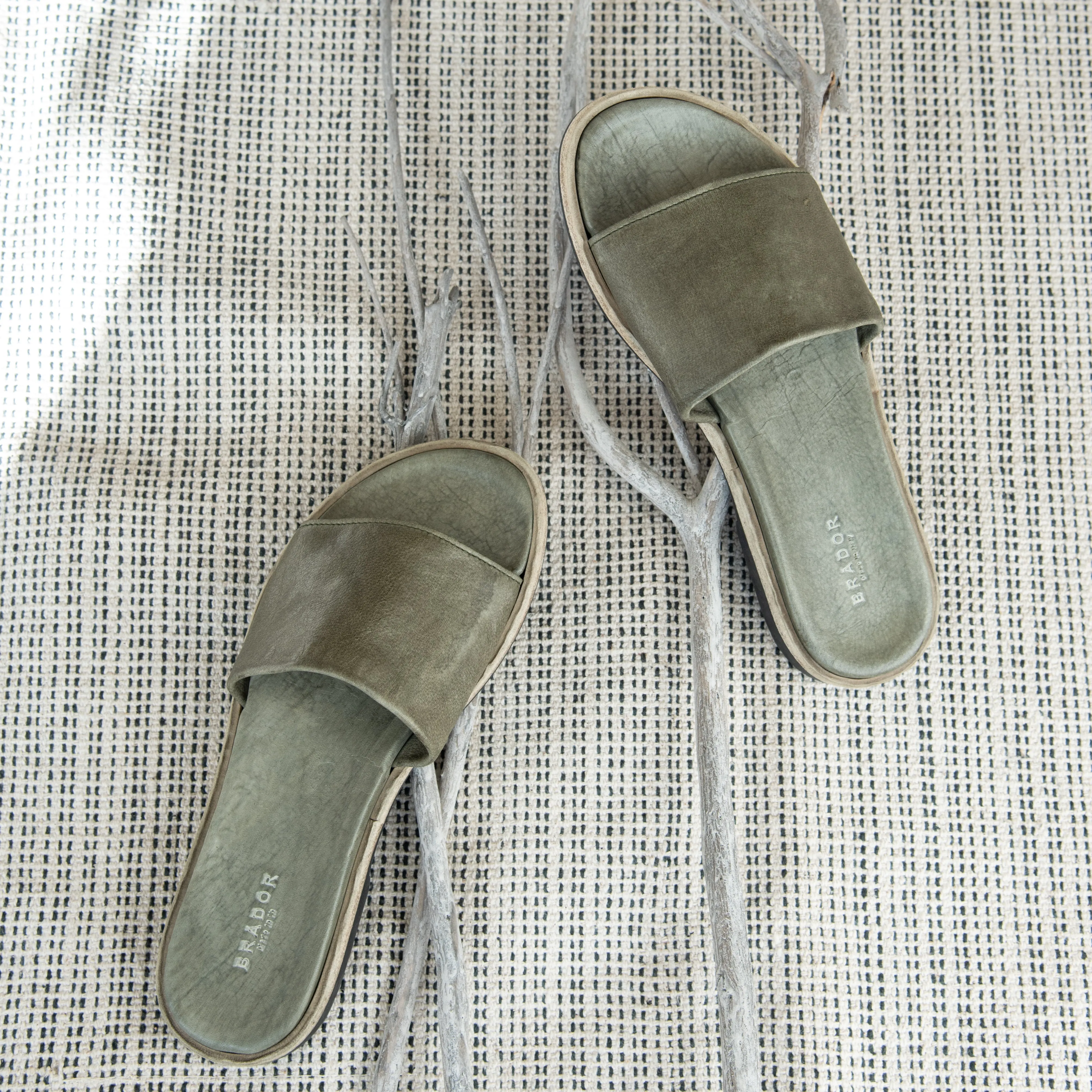 MANILA SAGE SLIDE SANDALS