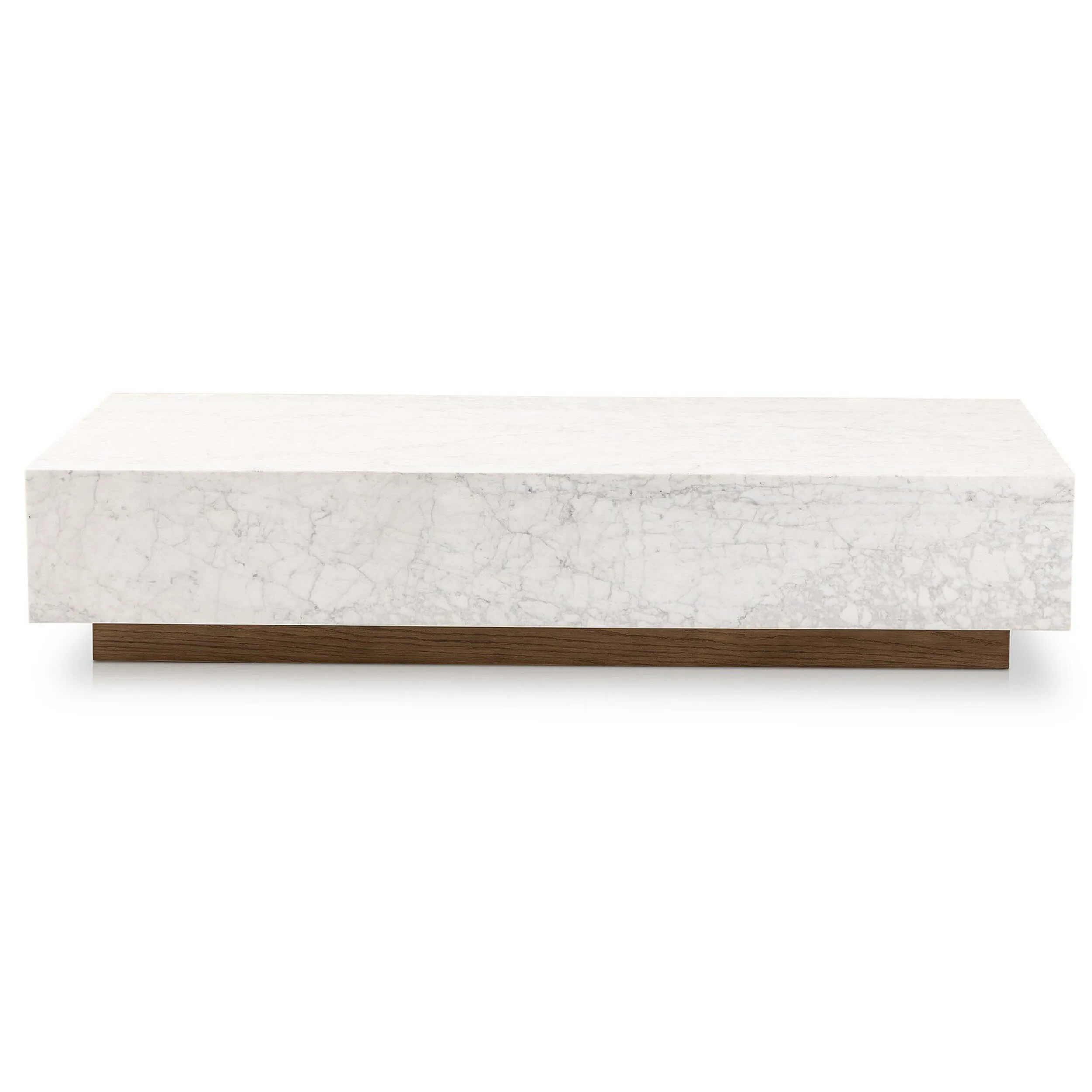 Masera Marble Coffee Table, White