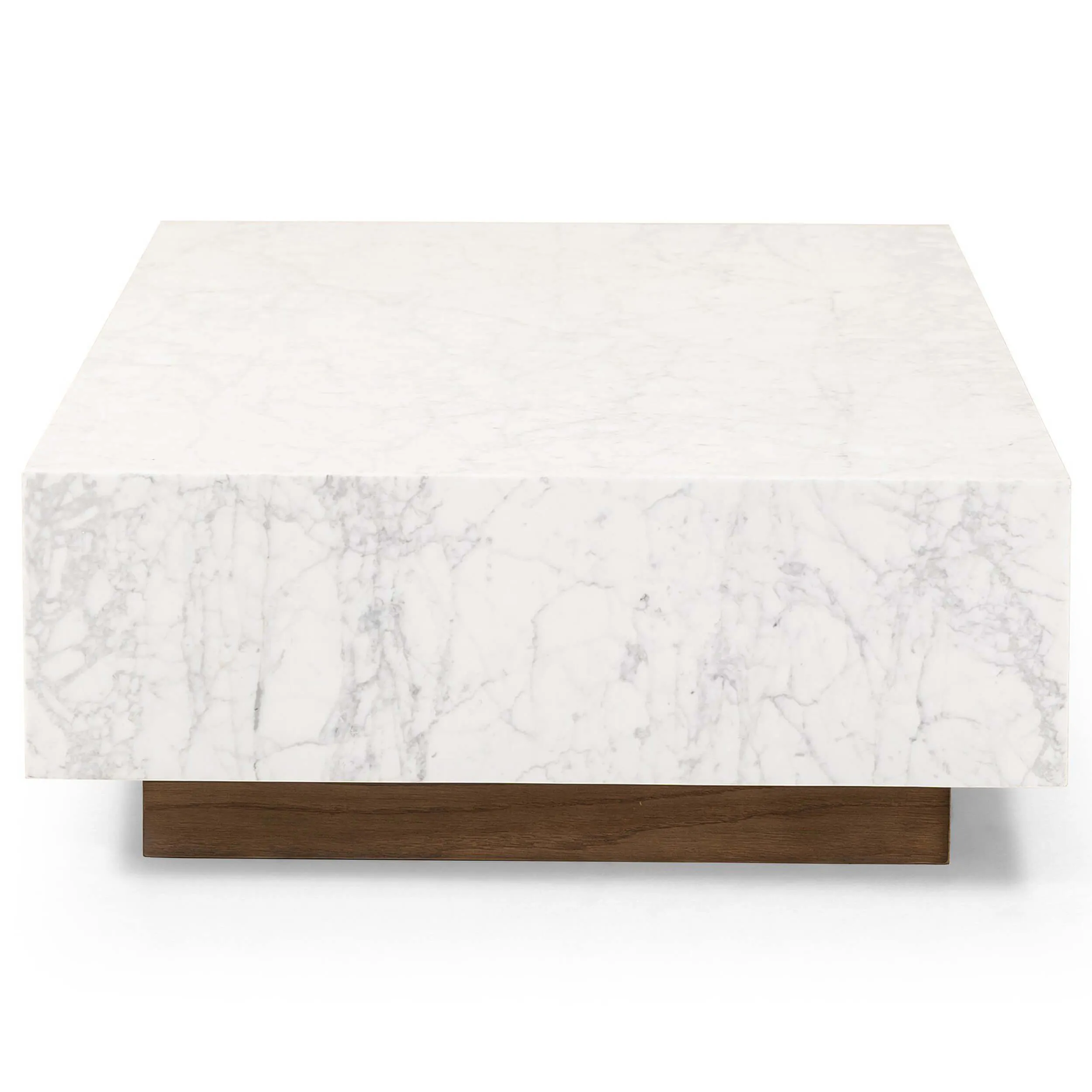Masera Marble Coffee Table, White